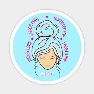 #MomLife - Mom Skills! Dark Version - Trendy Mom Life Magnet